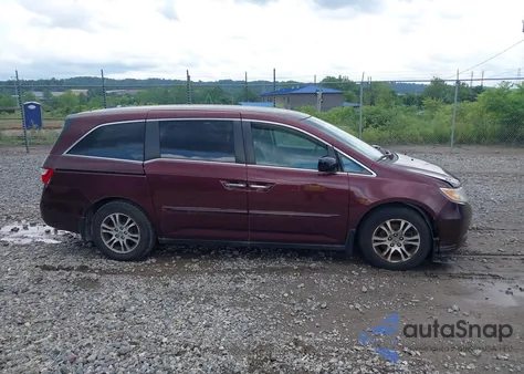2012 Honda Odyssey Ex z USA, uszkodzony, nr VIN 5FNRL5H4XCB077788